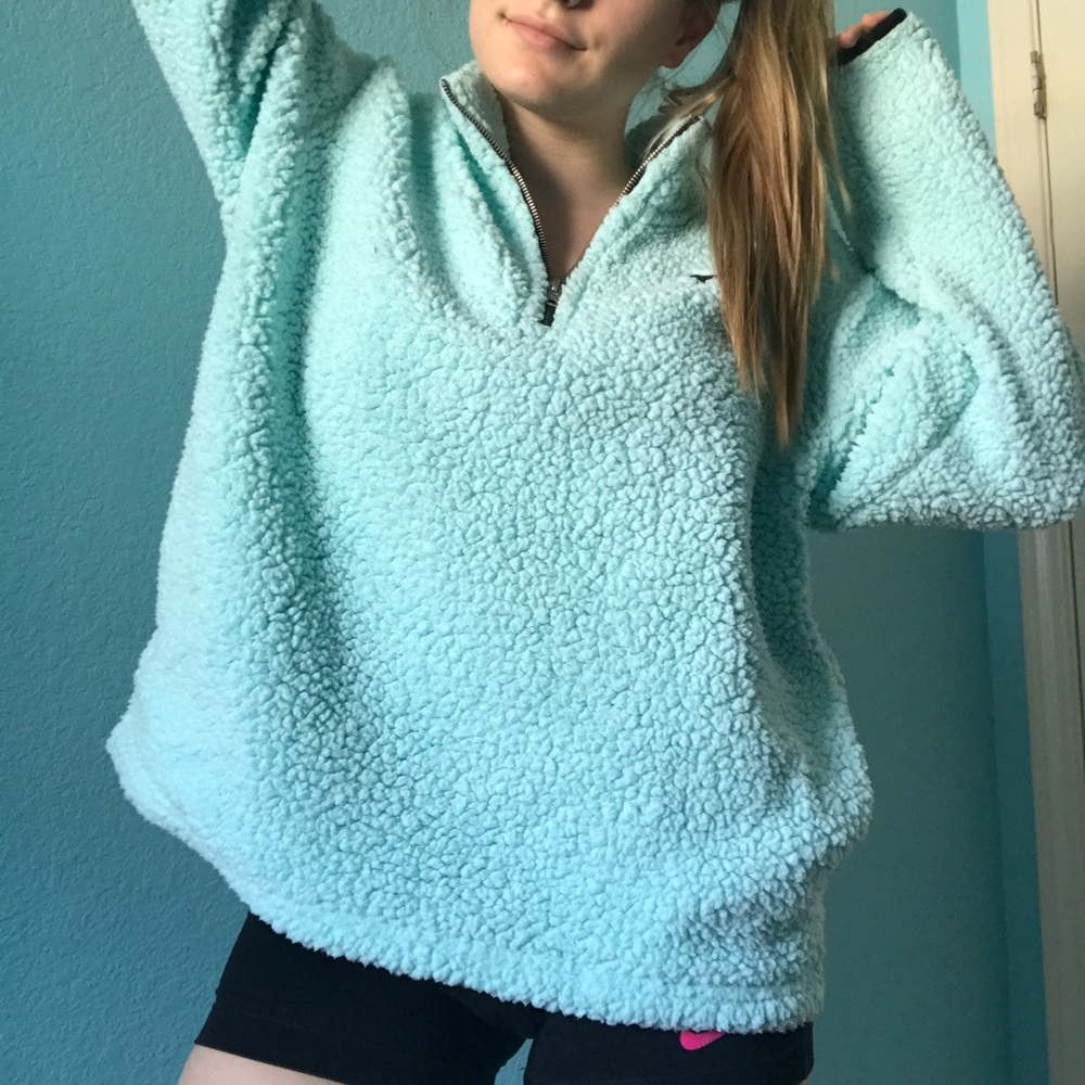 fluffy pullover